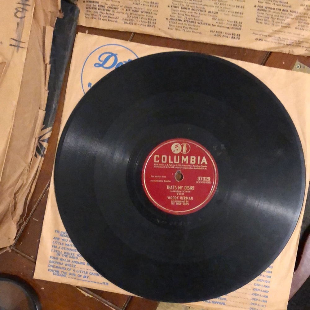 Woody Herman That's My Desire 78 RPM Shellac Record